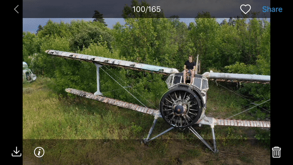 DJI GO 4 • RAW (DNG) export